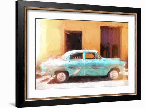 Cuba Painting - Cuba's Classic Car-Philippe Hugonnard-Framed Art Print