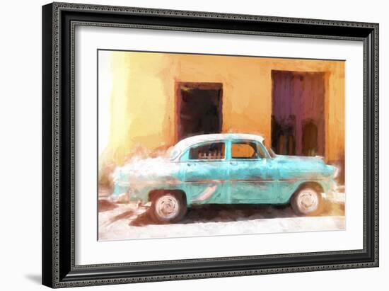 Cuba Painting - Cuba's Classic Car-Philippe Hugonnard-Framed Art Print