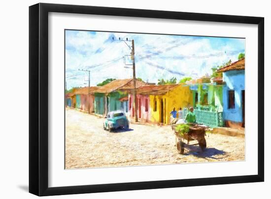 Cuba Painting - Journey through Time-Philippe Hugonnard-Framed Art Print
