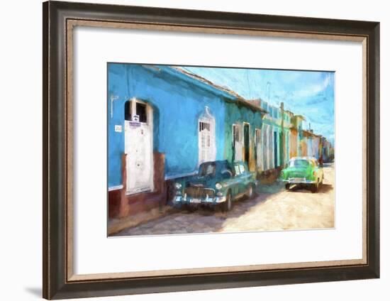 Cuba Painting - Live in Cuba-Philippe Hugonnard-Framed Art Print