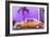 Cuba Painting - Orange Chevrolet-Philippe Hugonnard-Framed Premium Giclee Print