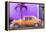 Cuba Painting - Orange Chevrolet-Philippe Hugonnard-Framed Stretched Canvas