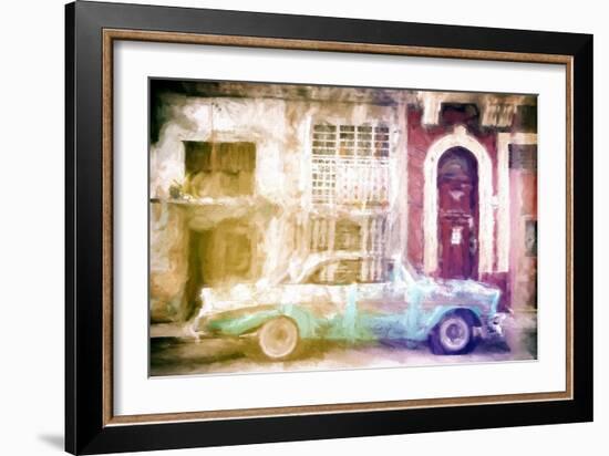 Cuba Painting - Street Look-Philippe Hugonnard-Framed Art Print