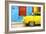 Cuba Painting - Taxi Back-Philippe Hugonnard-Framed Art Print