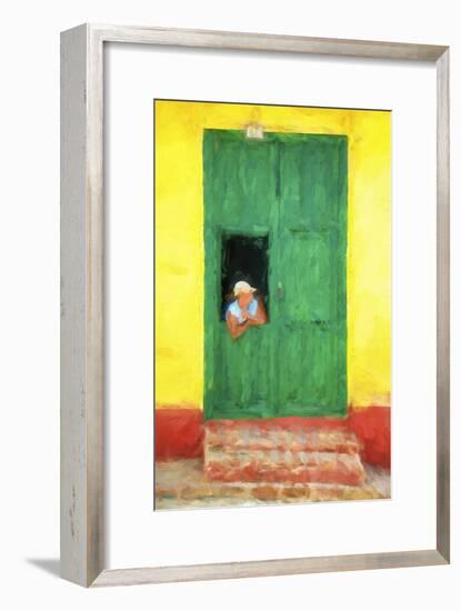 Cuba Painting - The Day I Met You-Philippe Hugonnard-Framed Art Print