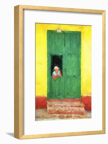 Cuba Painting - The Day I Met You-Philippe Hugonnard-Framed Art Print