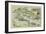 Cuba - Panoramic Map-Lantern Press-Framed Art Print