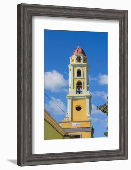 Cuba. Sancti Spiritus Province. Trinidad. Iglesia Y Convento De San Francisco Towers over the City-Inger Hogstrom-Framed Photographic Print