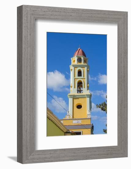 Cuba. Sancti Spiritus Province. Trinidad. Iglesia Y Convento De San Francisco Towers over the City-Inger Hogstrom-Framed Photographic Print