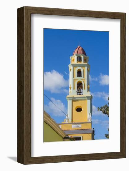 Cuba. Sancti Spiritus Province. Trinidad. Iglesia Y Convento De San Francisco Towers over the City-Inger Hogstrom-Framed Photographic Print