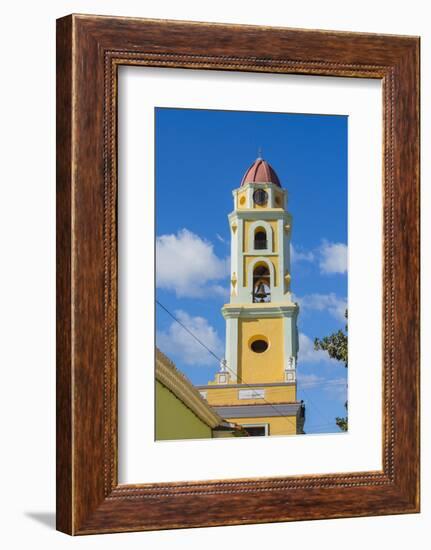 Cuba. Sancti Spiritus Province. Trinidad. Iglesia Y Convento De San Francisco Towers over the City-Inger Hogstrom-Framed Photographic Print