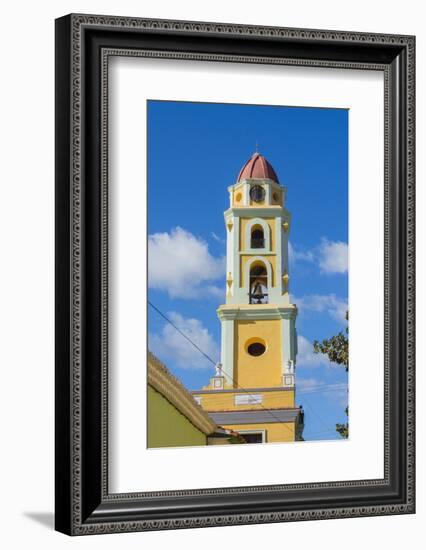 Cuba. Sancti Spiritus Province. Trinidad. Iglesia Y Convento De San Francisco Towers over the City-Inger Hogstrom-Framed Photographic Print