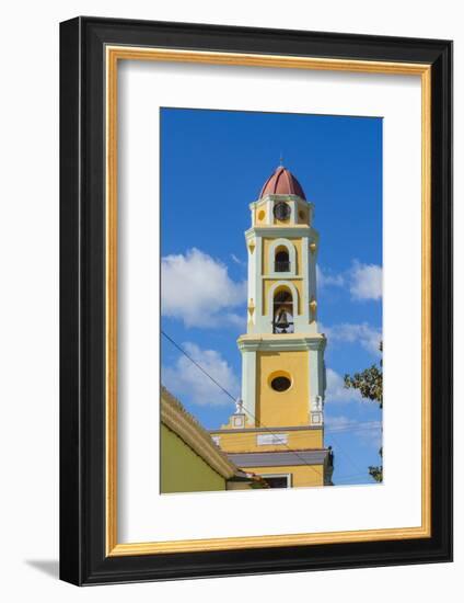 Cuba. Sancti Spiritus Province. Trinidad. Iglesia Y Convento De San Francisco Towers over the City-Inger Hogstrom-Framed Photographic Print