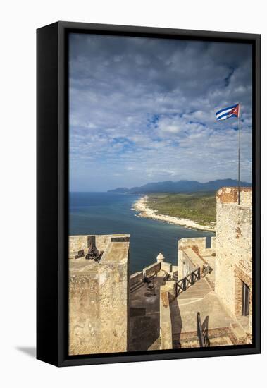 Cuba, Santiago De Cuba Province, Santiago De Cuba, Lighthouse-Jane Sweeney-Framed Premier Image Canvas