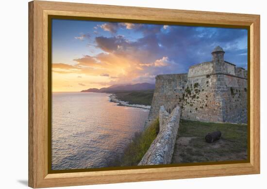 Cuba, Santiago De Cuba Province, Santiago De Cuba, Lighthouse-Jane Sweeney-Framed Premier Image Canvas