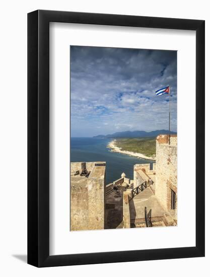 Cuba, Santiago De Cuba Province, Santiago De Cuba, Lighthouse-Jane Sweeney-Framed Photographic Print