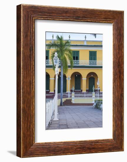 Cuba, Trinidad, Plaza Mayor, Brunet Palace Now the Museum Romantico-Jane Sweeney-Framed Photographic Print