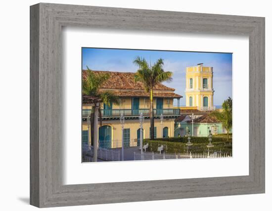 Cuba, Trinidad, Plaza Mayor, Galeria De Arte-Jane Sweeney-Framed Photographic Print