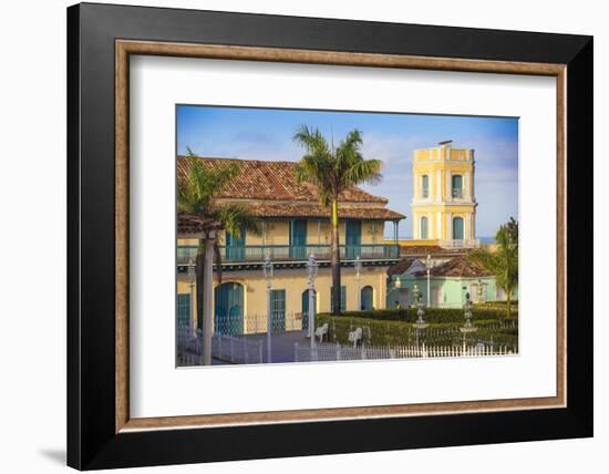 Cuba, Trinidad, Plaza Mayor, Galeria De Arte-Jane Sweeney-Framed Photographic Print