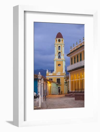 Cuba, Trinidad, Plaza Mayor, Museum Romantico and Museo National De La Lucha Contra Bandidos-Jane Sweeney-Framed Photographic Print