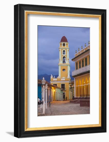 Cuba, Trinidad, Plaza Mayor, Museum Romantico and Museo National De La Lucha Contra Bandidos-Jane Sweeney-Framed Photographic Print