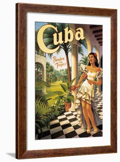 Cuba-Kerne Erickson-Framed Giclee Print