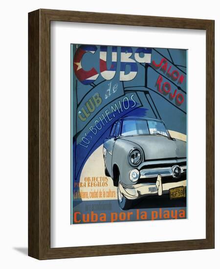 Cuba-Sidney Paul & Co.-Framed Giclee Print