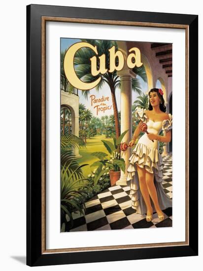 Cuba-Kerne Erickson-Framed Premium Giclee Print