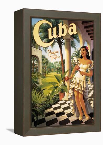 Cuba-Kerne Erickson-Framed Stretched Canvas