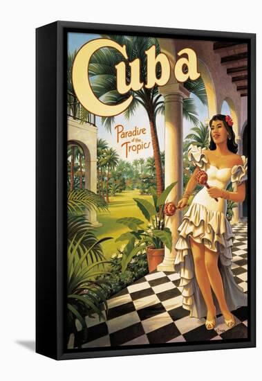Cuba-Kerne Erickson-Framed Stretched Canvas
