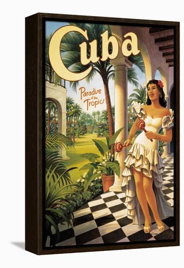 Cuba-Kerne Erickson-Framed Stretched Canvas