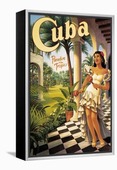 Cuba-Kerne Erickson-Framed Stretched Canvas