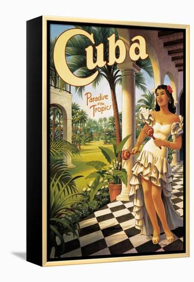 Cuba-Kerne Erickson-Framed Stretched Canvas