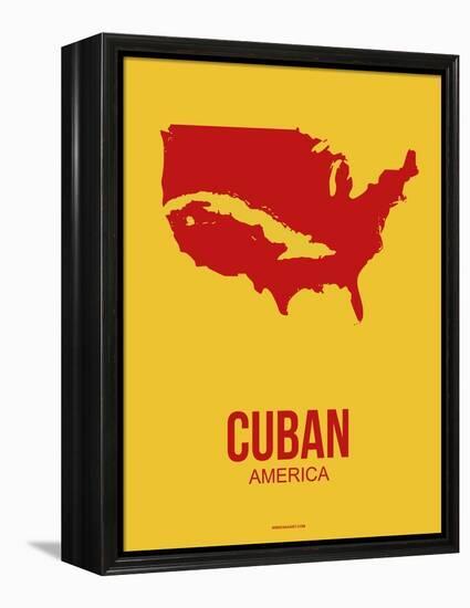 Cuban America Poster 1-NaxArt-Framed Stretched Canvas