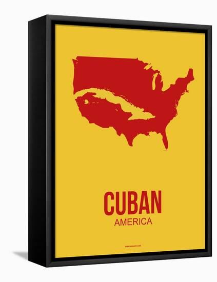 Cuban America Poster 1-NaxArt-Framed Stretched Canvas