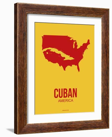 Cuban America Poster 1-NaxArt-Framed Art Print