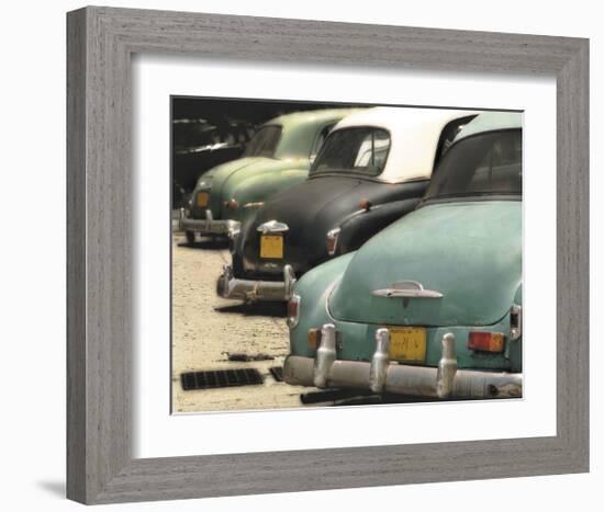 Cuban Cars IV-C^ J^ Groth-Framed Giclee Print