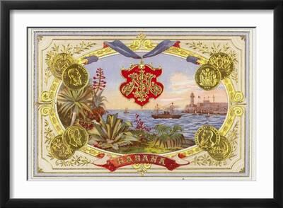 cuban cigar box label giclee print art com