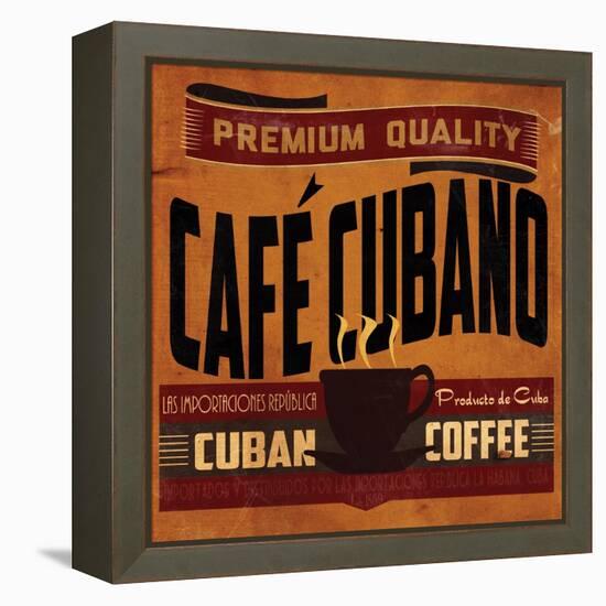 Cuban Coffee Sq-Jason Giacopelli-Framed Stretched Canvas