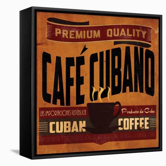 Cuban Coffee Sq-Jason Giacopelli-Framed Stretched Canvas