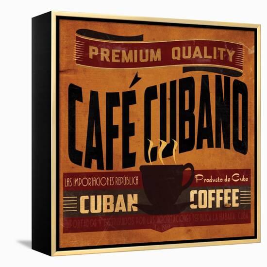 Cuban Coffee Sq-Jason Giacopelli-Framed Stretched Canvas