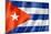 Cuban Flag-daboost-Mounted Art Print