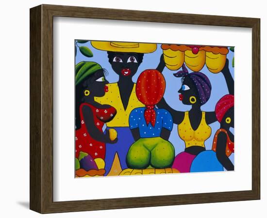 Cuban Painting, Havana, Cuba, West Indies, Central America-Gavin Hellier-Framed Photographic Print