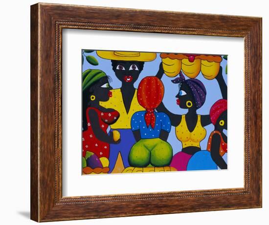 Cuban Painting, Havana, Cuba, West Indies, Central America-Gavin Hellier-Framed Photographic Print