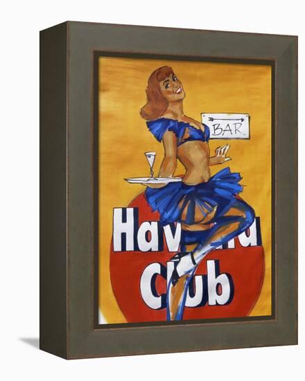Cuban Paintings, Havana, Cuba, West Indies, Central America-Gavin Hellier-Framed Premier Image Canvas