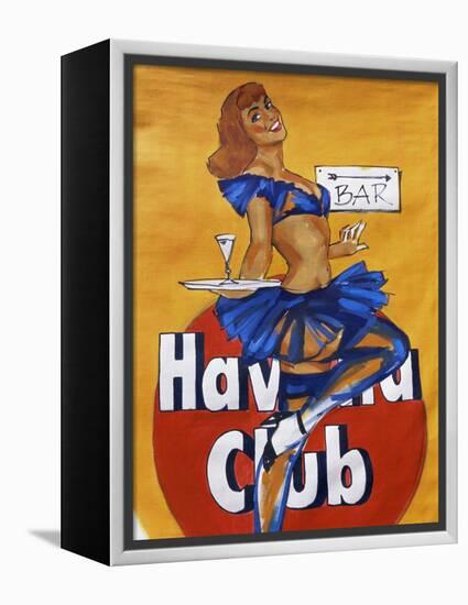 Cuban Paintings, Havana, Cuba, West Indies, Central America-Gavin Hellier-Framed Premier Image Canvas