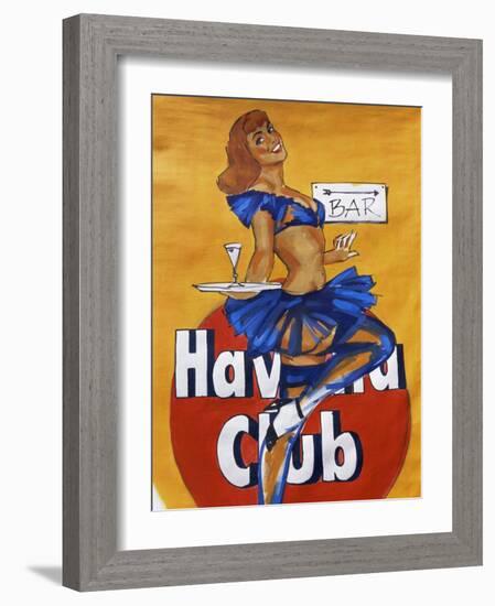 Cuban Paintings, Havana, Cuba, West Indies, Central America-Gavin Hellier-Framed Photographic Print