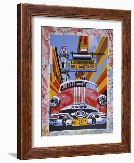 Cuban Paintings, Havana, Cuba, West Indies, Central America-Gavin Hellier-Framed Photographic Print