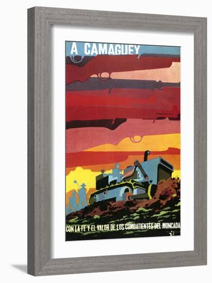 Cuban Poster, 1960S-null-Framed Giclee Print