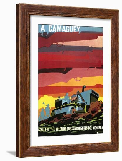 Cuban Poster, 1960S-null-Framed Giclee Print